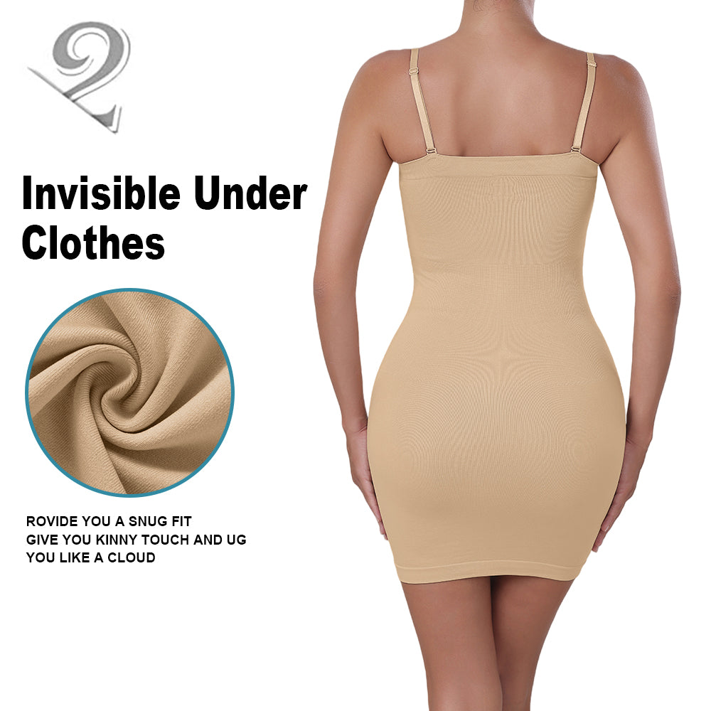 Großhandel A0009 Damen nahtlose Shapewear trägerlose lange Unterkleider