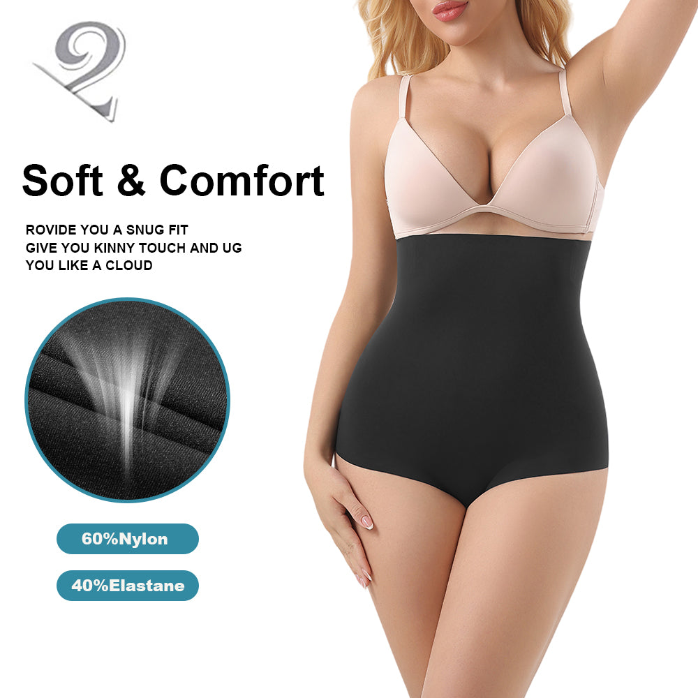 Wholesale 3373 Women's Invisible Double Layers Shapewear High Waist Thong