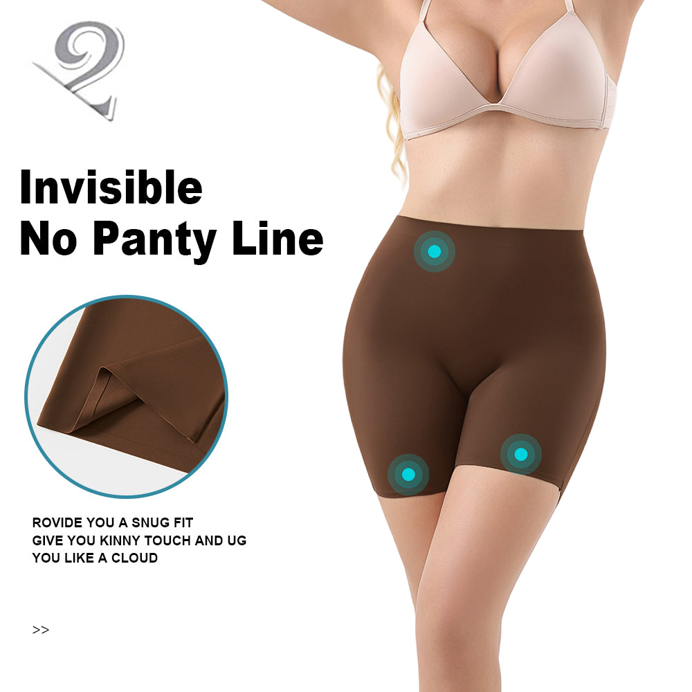 Wholesale 1358 Women's Invisible Low Back Mid Thigh Boyshort