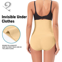 Großhandel 107 (665) Nahtloser Damen Shapewear High Waist Slip mit Schrittverschluss
