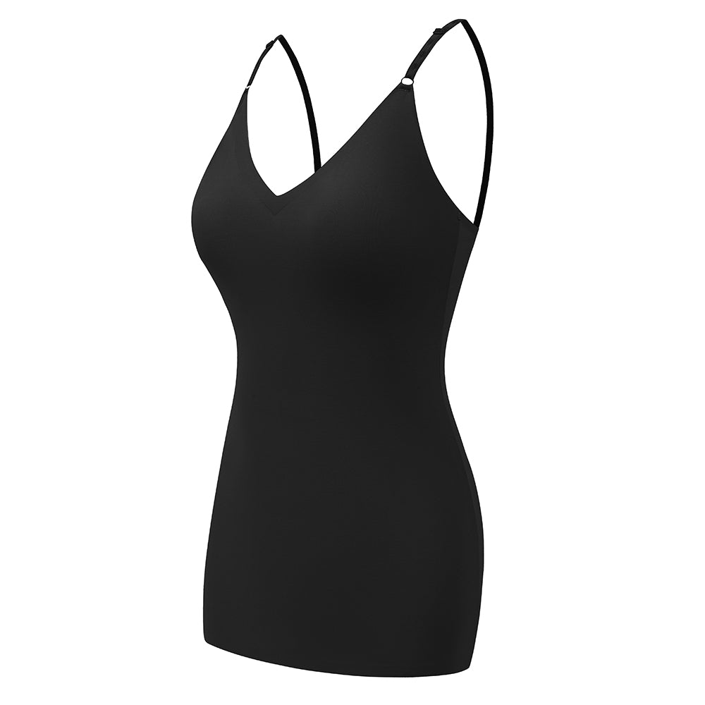 Großhandel 1344 Unsichtbares Damen-V-Neck-Trägertop