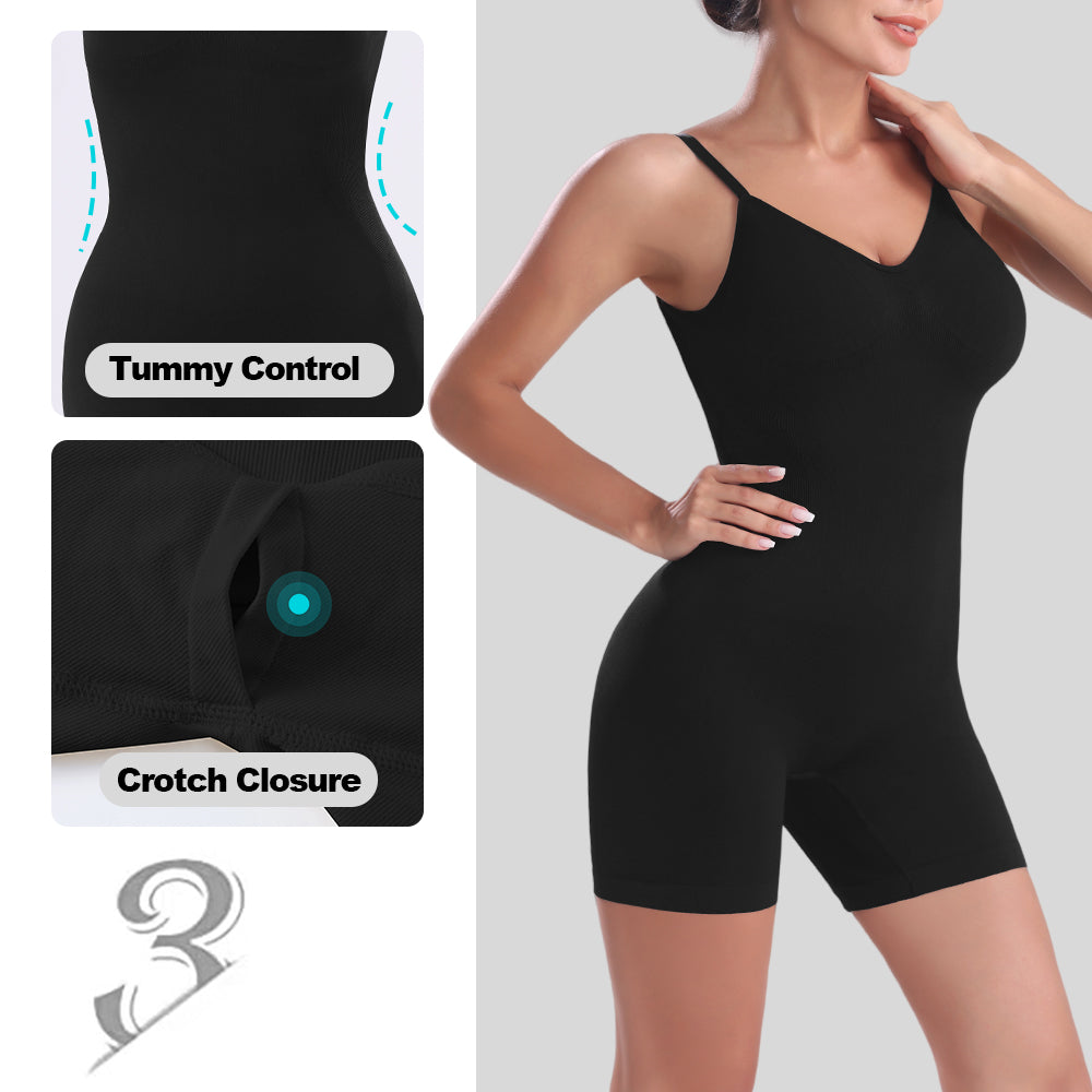 Großhandel A1005 Nahtloser Damen Shapewear Bodysuit mit offenem Rücken Boyshort