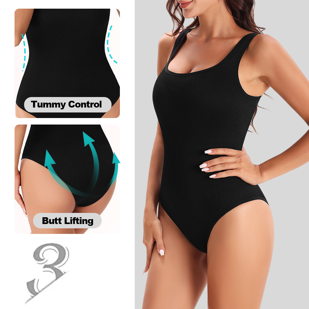 Wholesale A1008  Women's Seamless Shapewear Wide Straps Bodysuit Brief