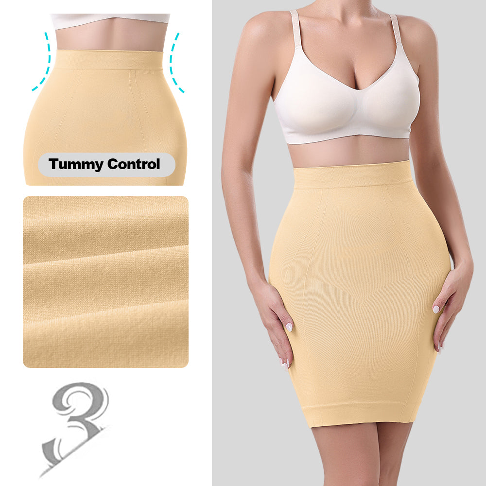 Wholesale SH0015 Women's Seamless Shapewear Mid Waist Half Slips