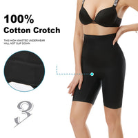 Großhandel 1363 Damen unsichtbare High-Waist-Shorts, mittellang