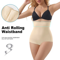 Wholesale 3373 Women's Invisible Double Layers Shapewear High Waist Thong