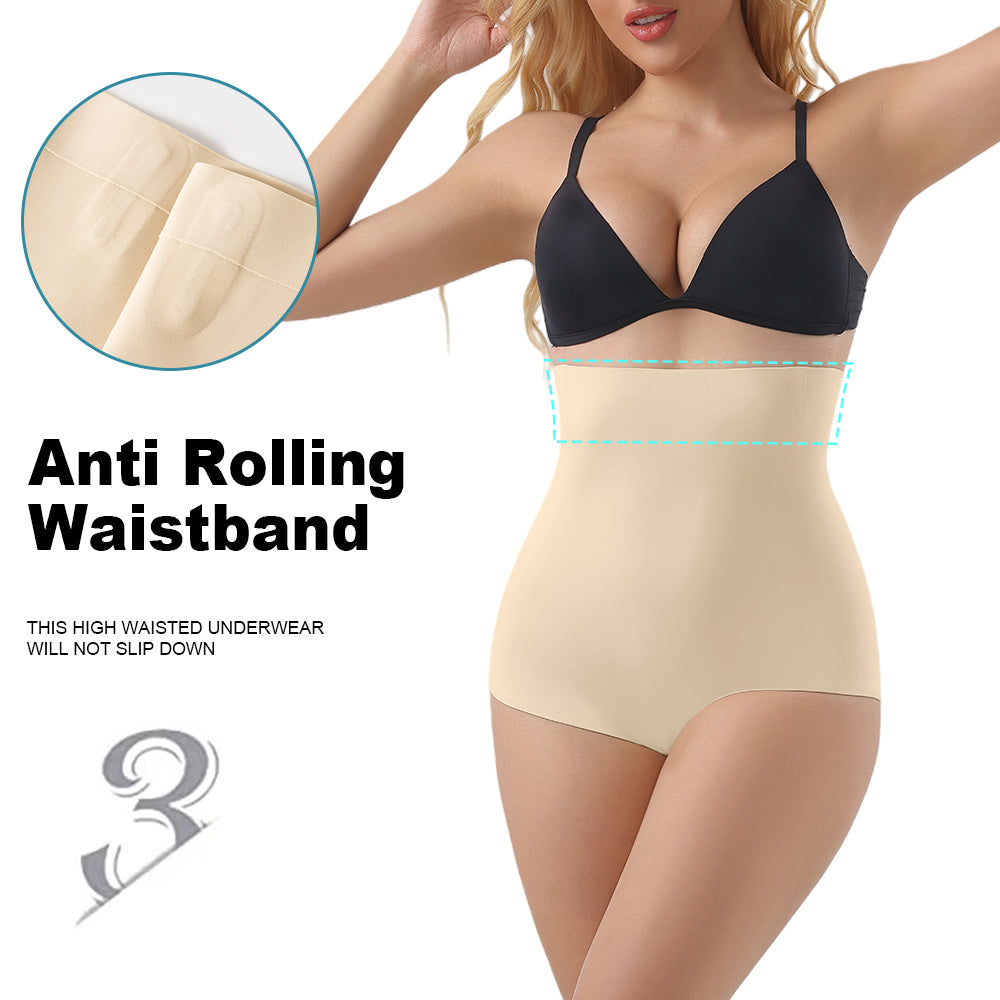 Wholesale 3373 Women's Invisible Double Layers Shapewear High Waist Thong