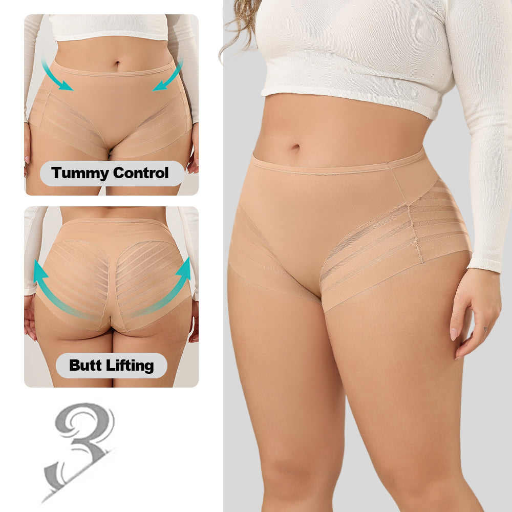 Wholesale A03  Women's Mesh Shapewear High Brief