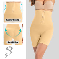 Großhandel 1672 Nahtlose Shapewear für Damen, High Waist Short mit verstellbarer Kompression