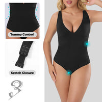 Wholesale A1021  Women's Seamless Shapewear Halter Neck Bodysuit Thong