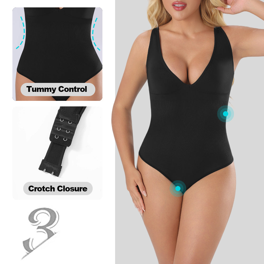 Wholesale A1021  Women's Seamless Shapewear Halter Neck Bodysuit Thong