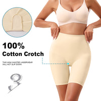 Wholesale 3360 Women's Invisible Double Layers Shapewear Mid Waist Shorts