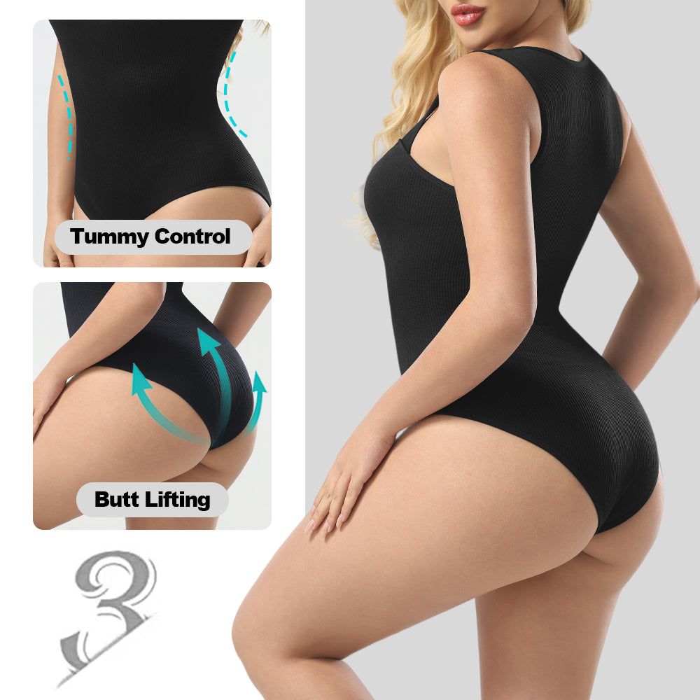 Großhandel A1031 Nahtloser Shapewear High-Back Body-Slip für Damen