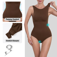 Wholesale A1020  Women's Seamless Shapewear Turtle Neck Bodysuit Thong