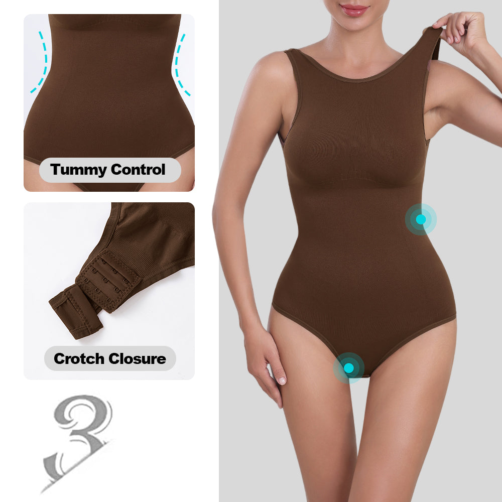 Wholesale A1020  Women's Seamless Shapewear Turtle Neck Bodysuit Thong
