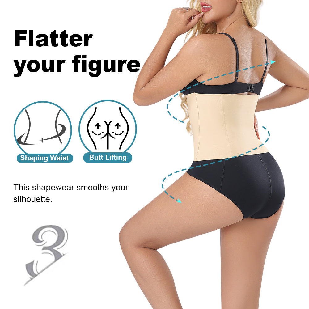 Wholesale 3180 Women's Invisible Double Layers Shapewear Waist Trainer