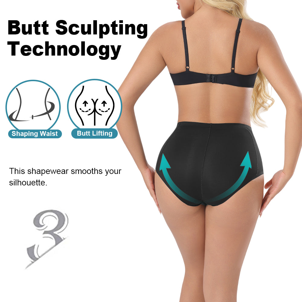 Großhandel 3171 Unsichtbare Damen-Shapewear mit doppelter Lage und mittelhohem Bund