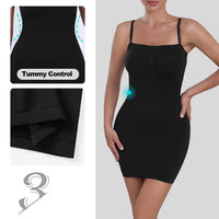 Großhandel A0009 Damen nahtlose Shapewear trägerlose lange Unterkleider