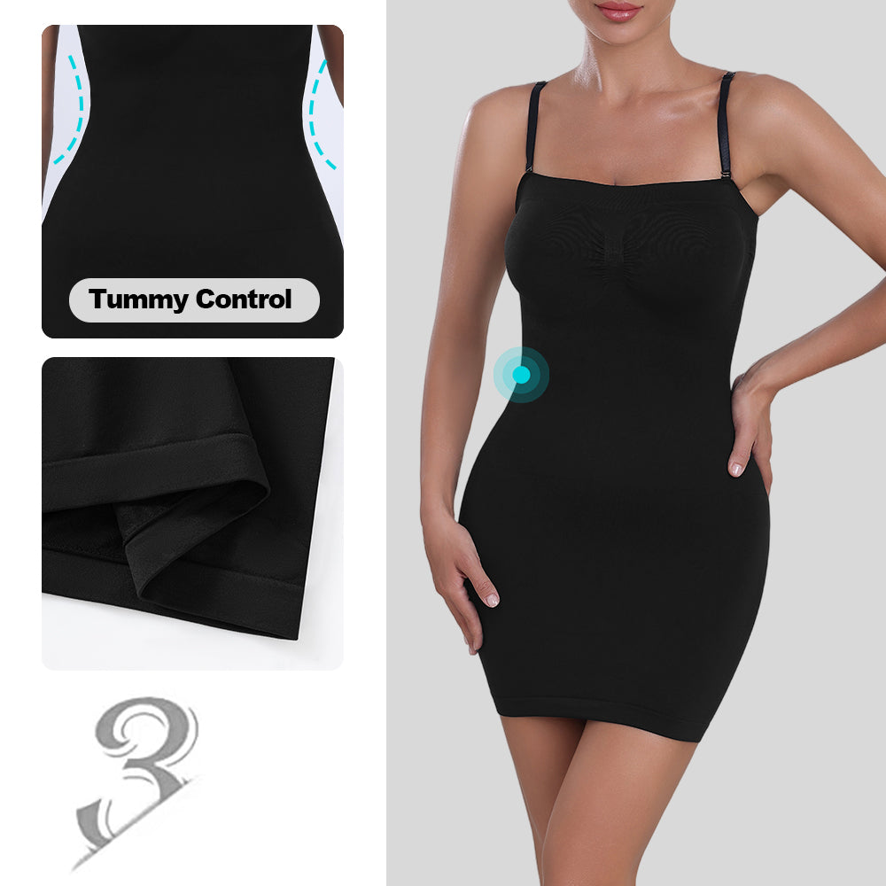 Großhandel A0009 Damen nahtlose Shapewear trägerlose lange Unterkleider