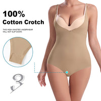 Großhandel 31065 Unsichtbarer Damen-Shapewear-Body mit offenem Busen