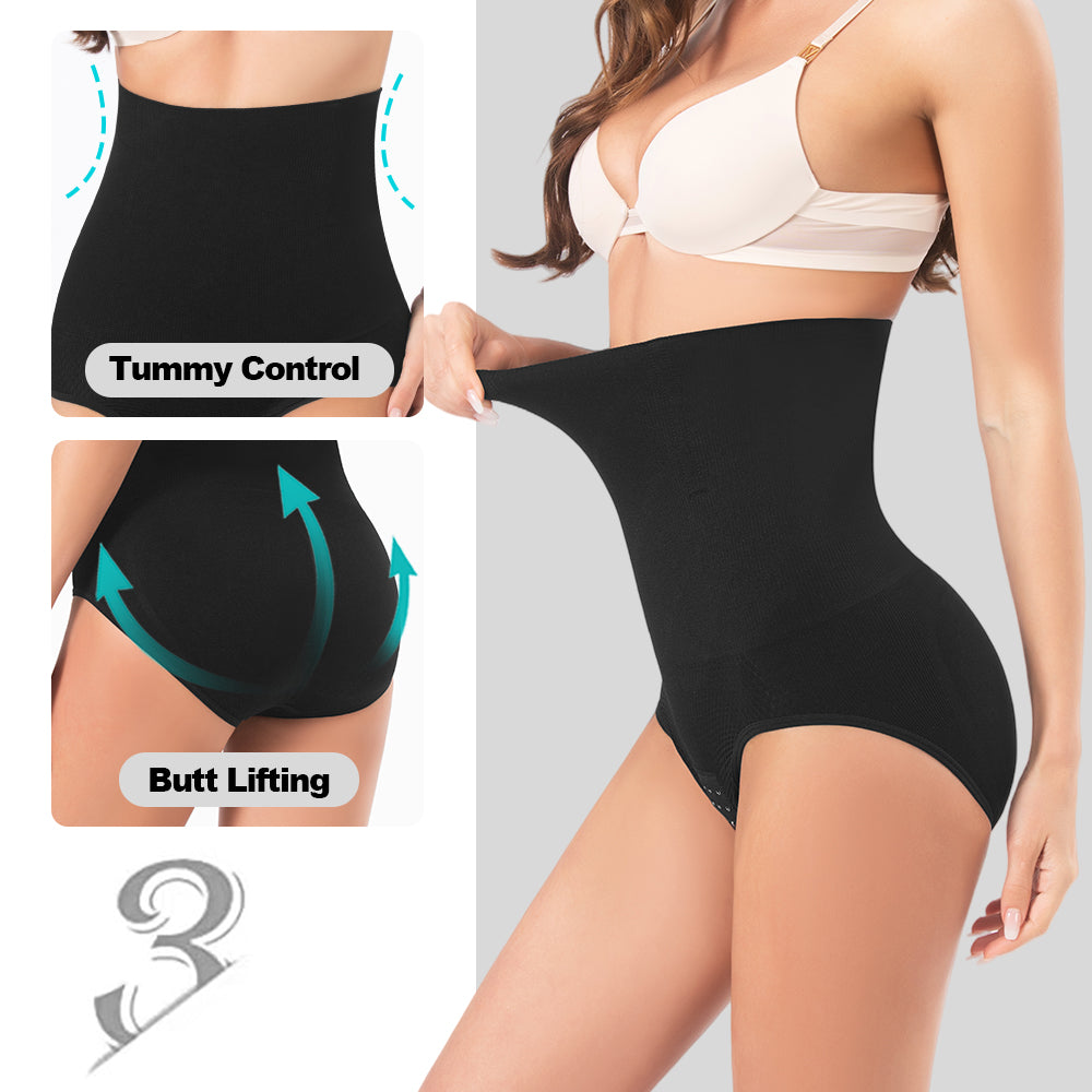 Großhandel 107 (665) Nahtloser Damen Shapewear High Waist Slip mit Schrittverschluss