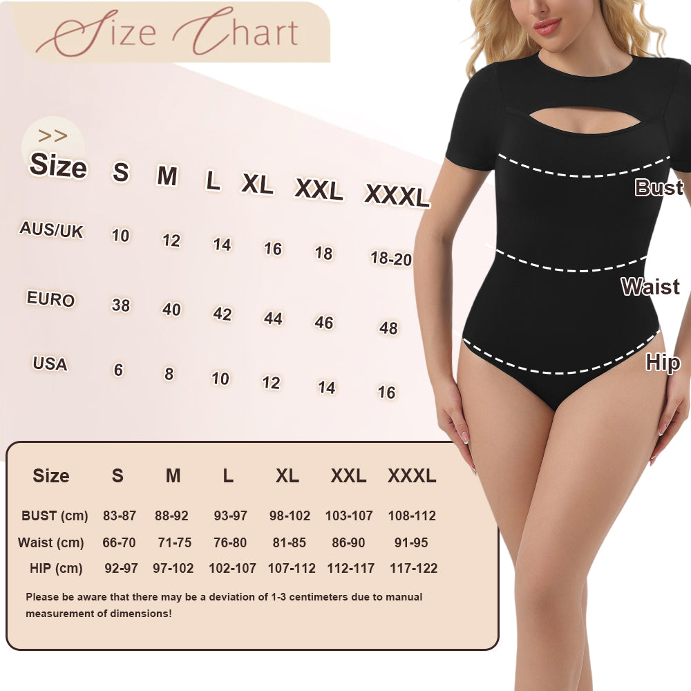 Wholesale A1026  Women's Seamless Shapewear Turtle Neck Short Sleeves Bodysuit Thong