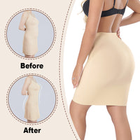 Großhandel 3364 Damen unsichtbare Shapewear-Halbunterröcke mit doppelter Schicht