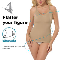 Großhandel 1344 Unsichtbares Damen-V-Neck-Trägertop