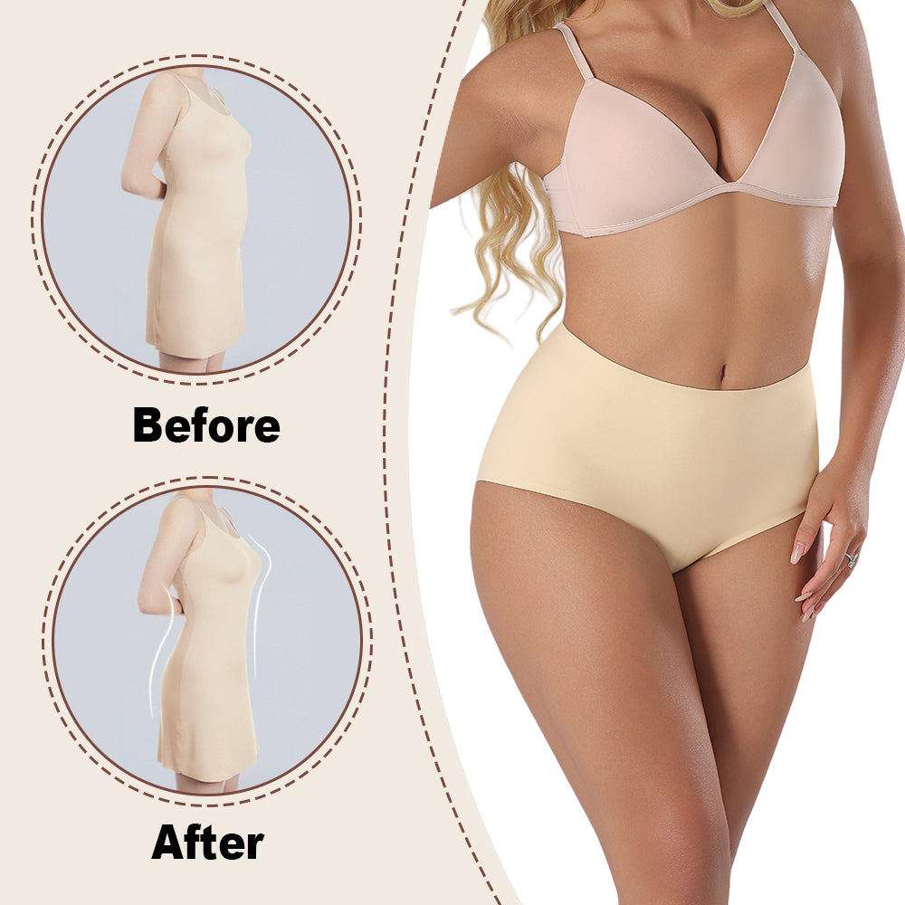 Großhandel 3171 Unsichtbare Damen-Shapewear mit doppelter Lage und mittelhohem Bund