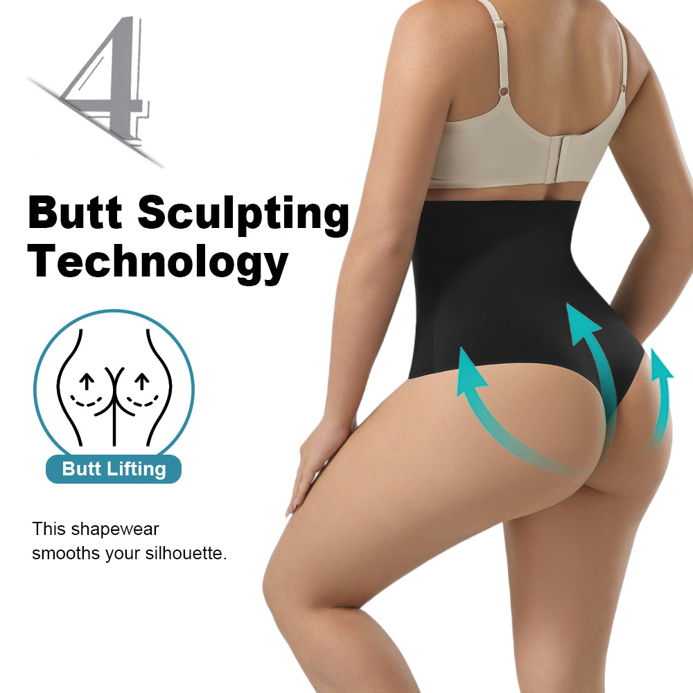 Großhandel 1373 Damen Unsichtbarer High Waist Tanga