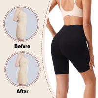 Wholesale 3360 Women's Invisible Double Layers Shapewear Mid Waist Shorts