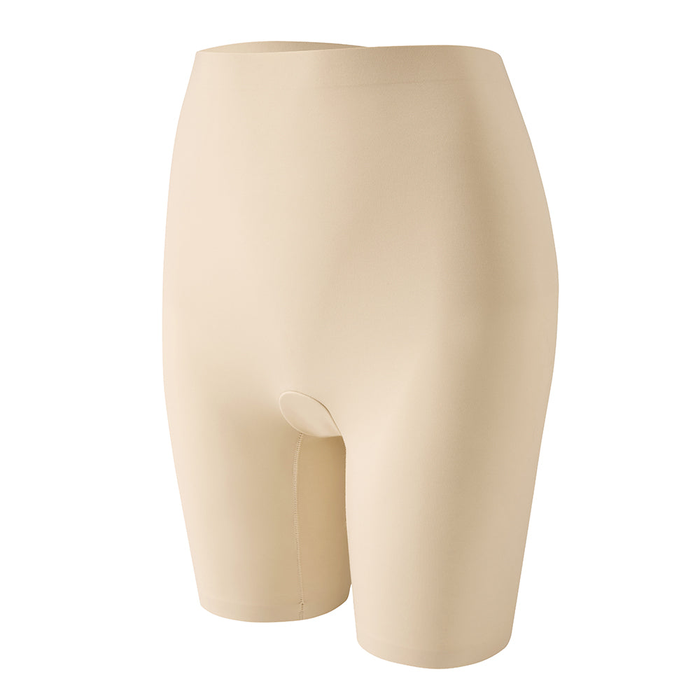 Wholesale 3360 Women's Invisible Double Layers Shapewear Mid Waist Shorts