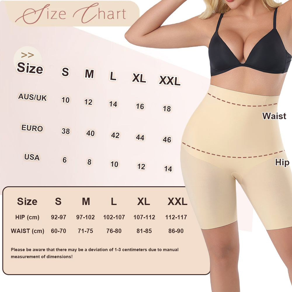 Wholesale 3361 Women's Invisible Double Layers Shapewear High Waist Shorts