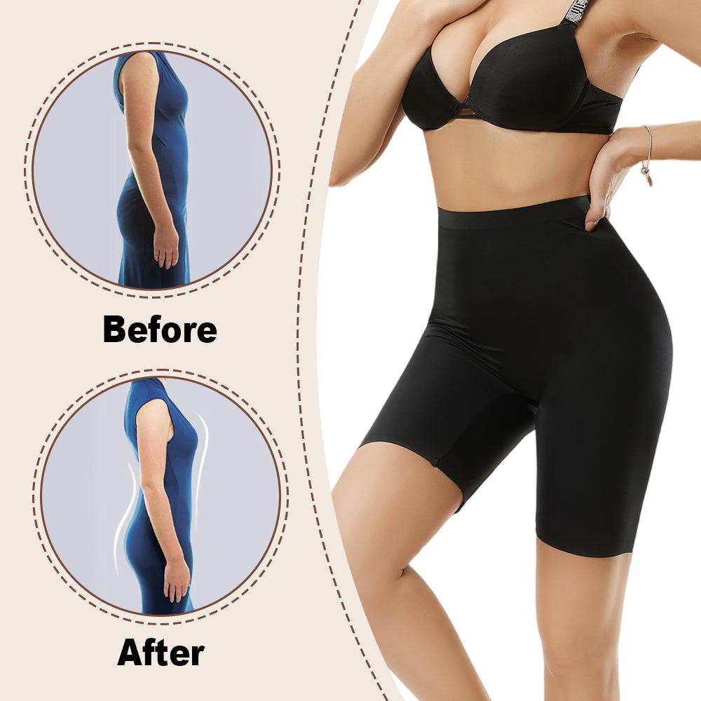 Großhandel 1362 Damen unsichtbare Shorts mit mittlerer Taille und halbem Oberschenkel