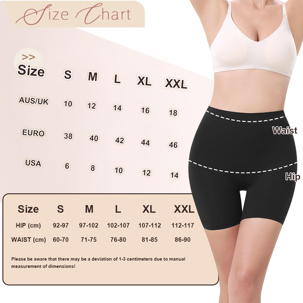 Wholesale 3362 Women's Invisible Double Layers Shapewear Mid Waist Boyshort
