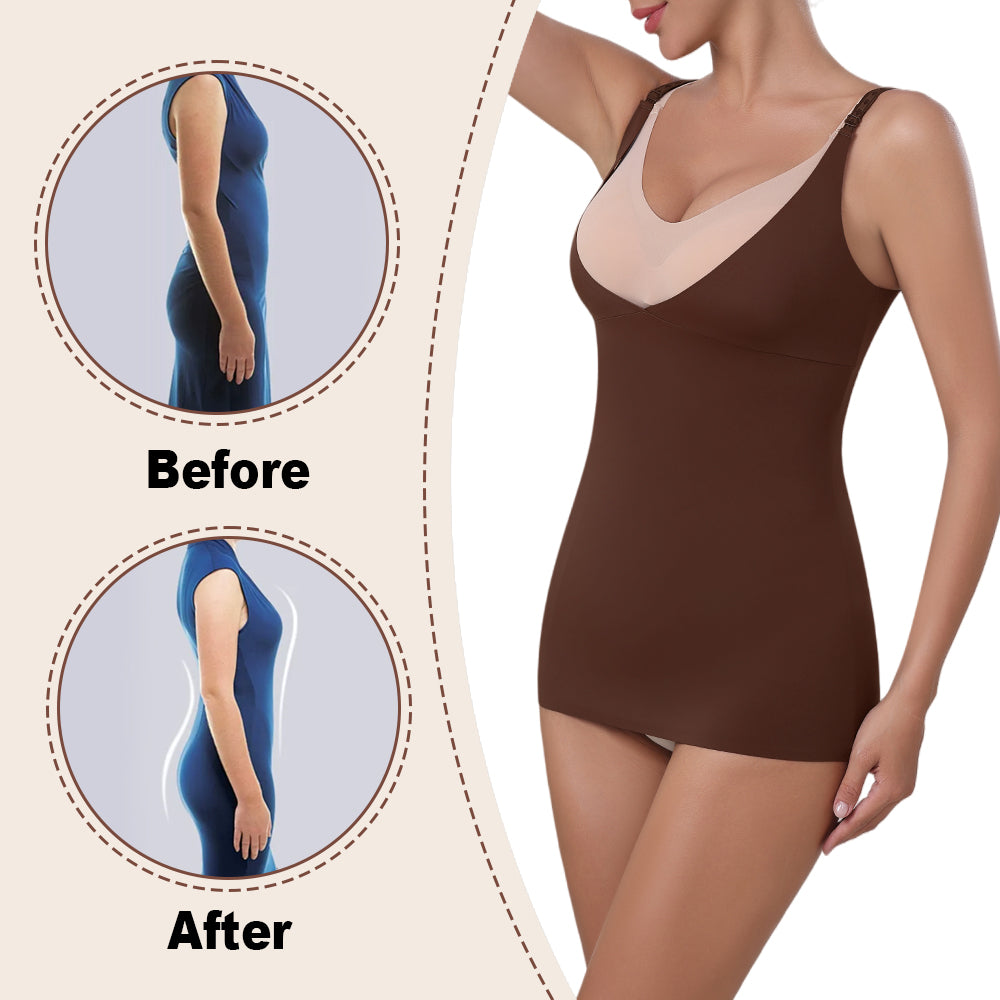 Großhandel 31068 Unsichtbares Damen-Form-Camisole mit offenem Brustbereich