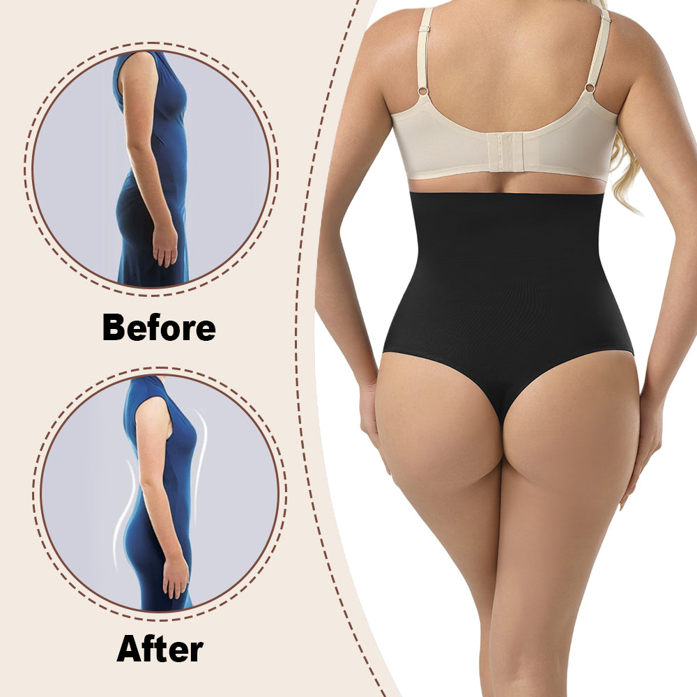Großhandel 1373 Damen Unsichtbarer High Waist Tanga