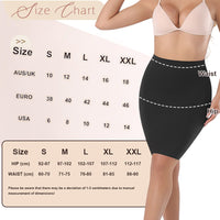 Großhandel 3364 Damen unsichtbare Shapewear-Halbunterröcke mit doppelter Schicht