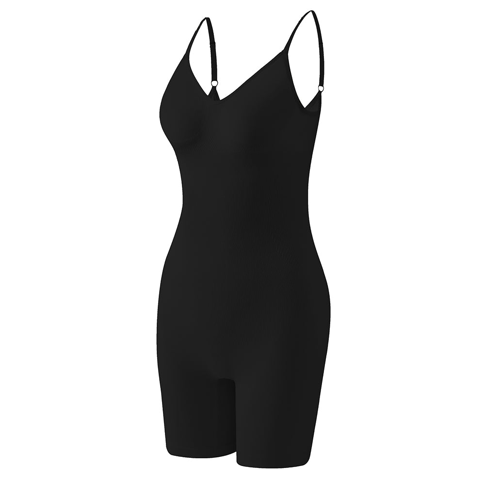 Großhandel A1005 Nahtloser Damen Shapewear Bodysuit mit offenem Rücken Boyshort