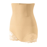 Wholesale SH0006  Women's Seamless Shapewear High Waist Brief with Lace at Legs