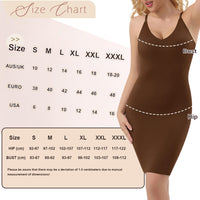 Großhandel 1343 Damen Unsichtbares V-Ausschnitt langes Unterkleid