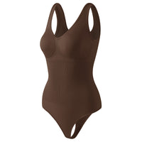 Wholesale A1019  Women's Seamless Shapewear Wide Straps Bodysuit Thong