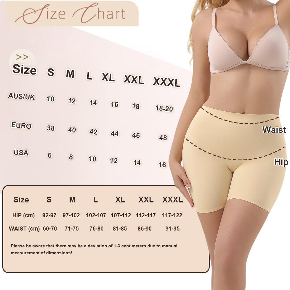 Wholesale 1358 Women's Invisible Low Back Mid Thigh Boyshort