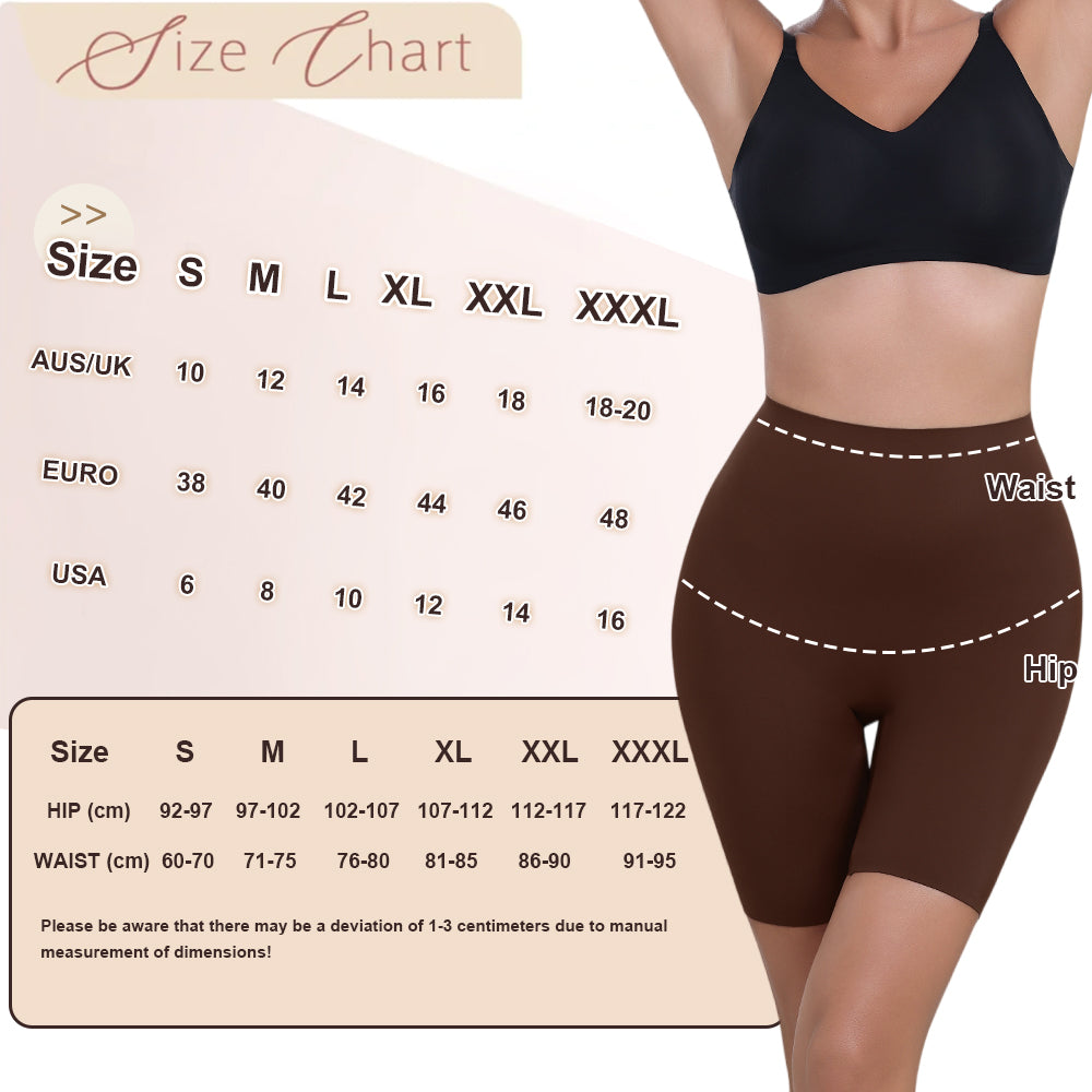 Großhandel 1362 Damen unsichtbare Shorts mit mittlerer Taille und halbem Oberschenkel