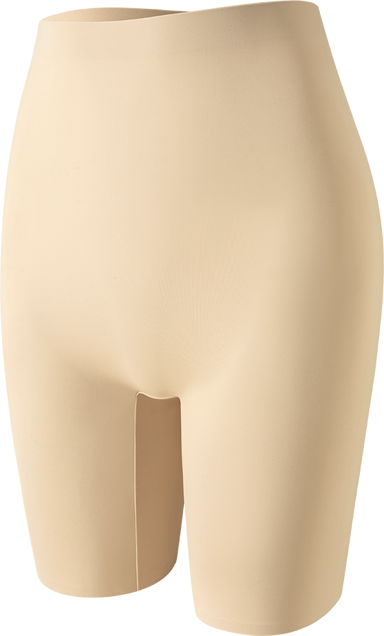 Großhandel 1362 Damen unsichtbare Shorts mit mittlerer Taille und halbem Oberschenkel
