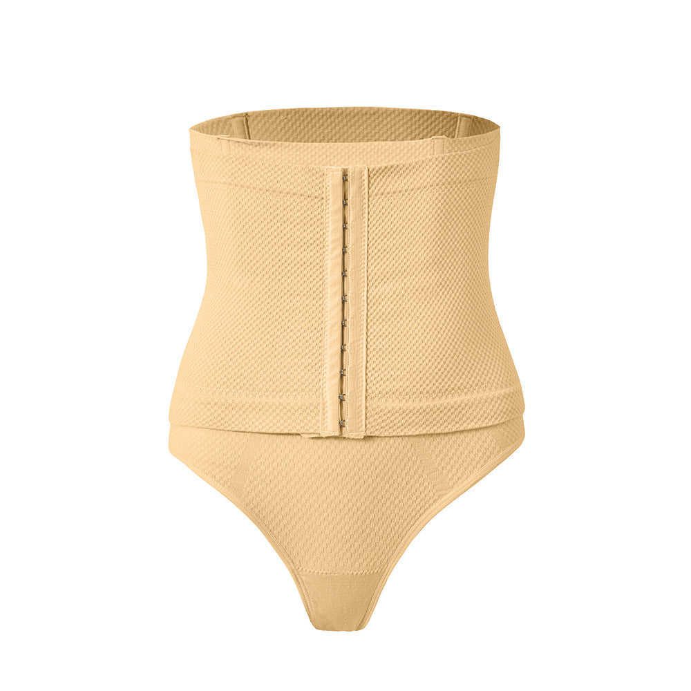 Großhandel 6851 Nahtloser Damen-Shapewear-High-Waist-Tanga mit angepasster Kompression