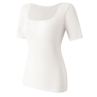 Großhandel A1028 Nahtlose Damen-Shapewear Kurzarm-Oberteile