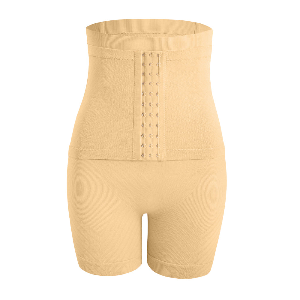 Wholesale 676 Women's Seamless Shapewear High Waist Boyshort with Adjusted Compression